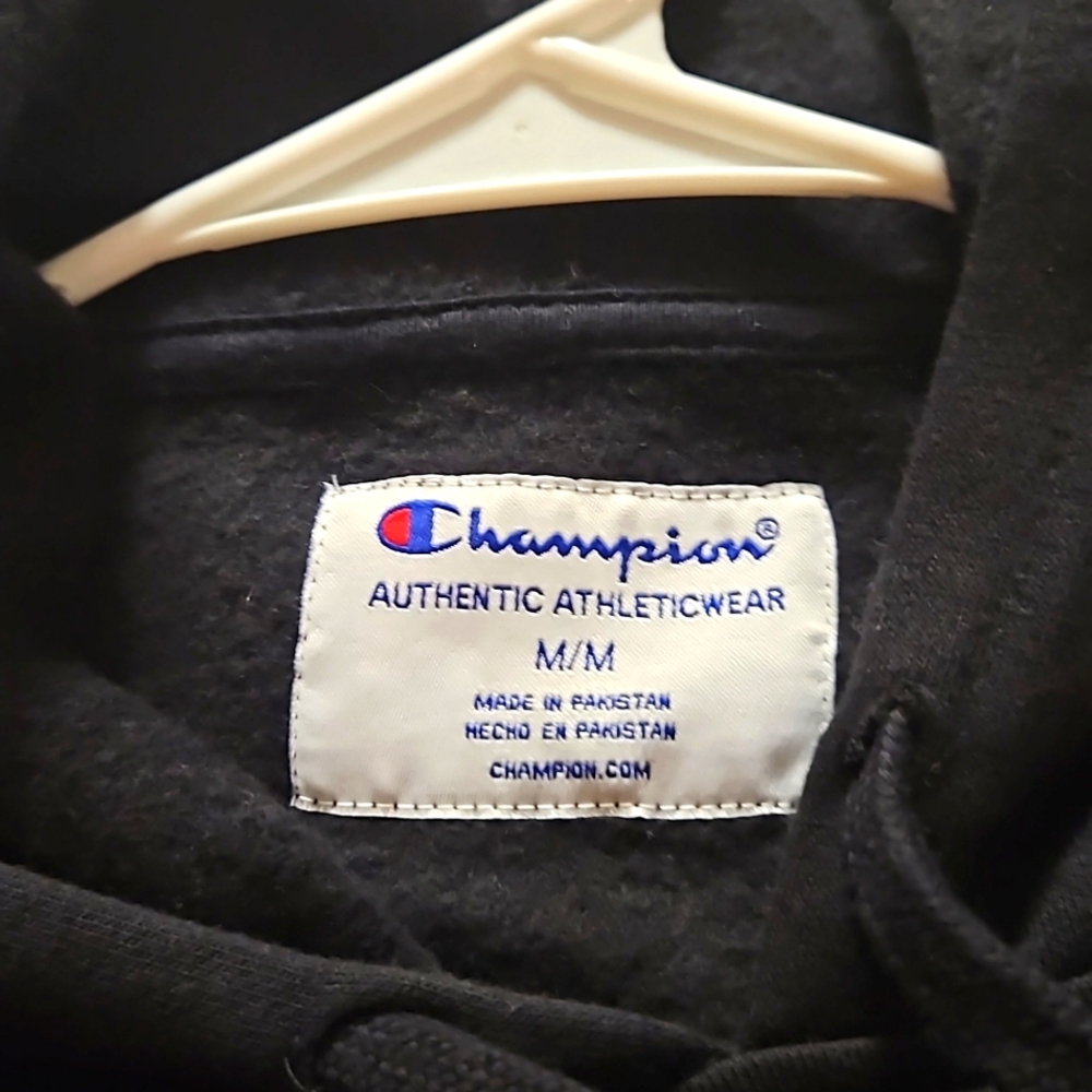 Champion Hoodie Black Men  Medium